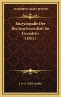 Encyclopadie Der Rechtswissenschaft Im Grundriss (1862) 1161158812 Book Cover