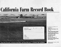 California Farm Record Book 1879906821 Book Cover