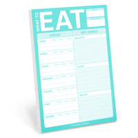 Knock Knock What To Eat Pad (Mint Green) 1601069901 Book Cover