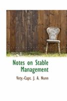 Notes on Stable Management 1110566093 Book Cover