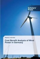 Cost Benefit Analysis of Wind Power in Germany 3639714024 Book Cover