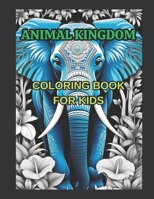 Animal Kingdom Coloring Book For Kids, 8.5"x11", 100 pages B0CQW158FR Book Cover