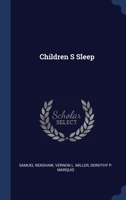 Children S Sleep 1175218553 Book Cover