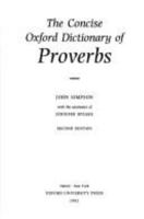 The Concise Oxford Dictionary of Proverbs 0192800841 Book Cover