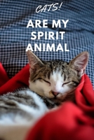 Cats!: Are My Spirit Animal Blank Notebook With Special Nature Cover Perfect Gift For Everyone To Write In (110 Pages, 6x9) 1712395017 Book Cover
