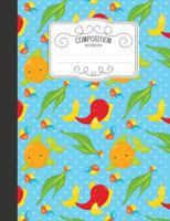 Composition Notebook: Kawaii Wide Ruled Comp Books for School - Goldfish 1797704249 Book Cover