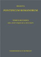 Regesta Pontificum Romanorum : Tomus Secundus (ab A. DCIV Usque Ad A. DCCCXLIV) 3525310358 Book Cover