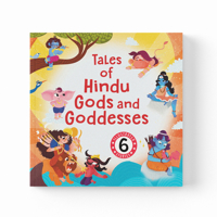 Tales of Hindu Gods and Goddesses Omnibus: Six Beautifully Illustrated Board Books Including Stories of Ganesha, Hanuman, Krishna, Shiva, Durga and Ra 9815280252 Book Cover