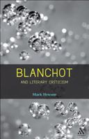 Blanchot and Literary Criticism 0826424619 Book Cover