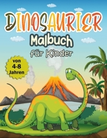 Dinosaurier-Malbuch für Kinder von 4-8 Jahren B08YP9NRCS Book Cover