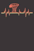 Notebook: Basenji Vintage Retro Heartbeat Gift Dot Grid 6x9 120 Pages 1089101988 Book Cover