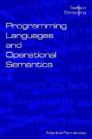 Programming Languages and Operational Semantics: An Introduction 0954300637 Book Cover
