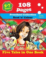 Five Tales in One Book: Read 'n' Color Your Fairy Tale - Preschool Collection - Coloring Picture Book for Beginner and Intermediate Readers (5-7 Years Old Kids) 1623210615 Book Cover