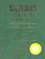 Stedman's Medical Dictionary, Featuring New Veterinary Medicine Insert with over 45 Images and Reference Tables 0781745462 Book Cover