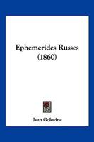 Ephemerides Russes (1860) 1141277549 Book Cover