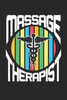 Massage Therapist: Caduceus - Physical Therapist Dot Grid Journal, Diary, Notebook 6 x 9 inches with 120 Pages 1087203414 Book Cover