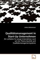 Qualitätsmanagement in Start-Up Unternehmen 3639213610 Book Cover