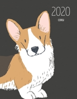 2020 Corgi: Dated Weekly Planner With To Do Notes & Dog Quotes - Corgi With Tail (Awesome Calendar Planners for Dog Owners Dark) 170300194X Book Cover