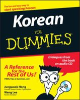 Korean For Dummies (For Dummies (Language & Literature)) 0470037180 Book Cover