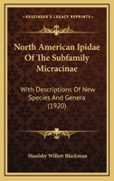 North American Ipidae Of The Sub-family Micracinae: With Descriptions Of New Species And Genera 1248586549 Book Cover