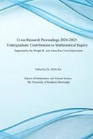 CROSS Research Proceedings 2024–2025: Undergraduate Contributions to Mathematical Inquiry B0GCWRD2RH Book Cover