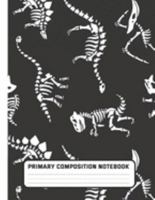 Primary Composition Notebook: T-rex & Friend Party favors - Dashed Midline with Picture Space Creative Draw and Write Story Journal, Exercise Book for ... & Halloween Early Childhood Learning Books) 1691653640 Book Cover