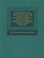 Preu Ische Militair-Gesetz-Sammlung: Enthaltend Die Seit April 1862 Bis September 1864 Ergangenen, Auf Die Militairische Rechtspflege Sich Beziehenden Gesetze, Verordnungen Und Allgemeinen Verf Gungen 1286982049 Book Cover