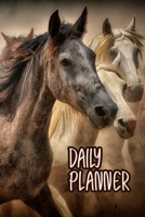 Daily Planner: Galloping Horses - Undated Daily To Do List | Makes the Perfect Gift for Any Horse Lover! 1698113366 Book Cover