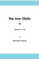 Das Neue Ghetto (1903) 0809524031 Book Cover