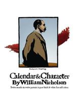Calendar and Character by William Nicholson: Twelve Months and Twelve Portraits in Pure Black and White 1905605447 Book Cover