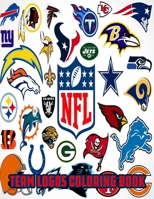 NFL Team Logos Coloring Book: NFL Clubs logos coloring book for kids and adults , Football coloring book , NFL cup ,Football coloring book ,Sports Coloring Book ... B08HGPYZ2W Book Cover