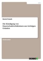 Die Kündigung von Dauerschuldverhältnissen aus wichtigen Gründen 3656175187 Book Cover