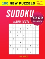 Sudoku Puzzle Book for Adults: Hard level volume 1 with solution. Size 8.5x11 125 page. B08HJ5387N Book Cover
