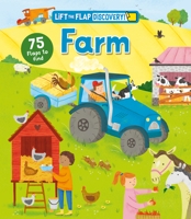 Farm Lift and Discover (Curious Fox Books) 75 Lift-the-Flap Adventures Exploring Farm Animals, Crops, Seasons, and Where Our Food Comes From, for Kids Ages 4-7 B0GQ6VK1SK Book Cover