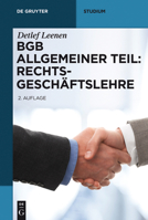 Bgb Allgemeiner Teil: Rechtsgesch�ftslehre 3110320541 Book Cover