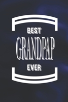 Best Grandpap Ever: Family life Grandpa Dad Men love marriage friendship parenting wedding divorce Memory dating Journal Blank Lined Note Book Gift 1706335598 Book Cover