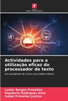 Actividades para a utilização eficaz do processador de texto (Portuguese Edition) 6208640393 Book Cover