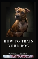How to Train Your Dog: The Excellent Guide On How To Train Your Dog To Be Obedient And Well Behaved B08CPLDRZJ Book Cover