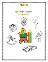 Toys Coloring Book with Fred: Gift for Kids (8,5"x11", Pages 31, White Paper, Glossy Cover) B08C4FHR3Z Book Cover