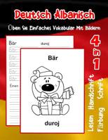 Deutsch Albanisch �ben Sie Einfaches Vokabular Mit Bildern: Verbessern Deutsch Albanisch basis Tiervokabular a1 a2 b1 b2 c1 c2 Buch f�r Kinder 1073679756 Book Cover
