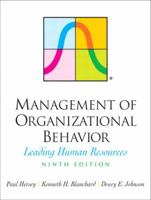 Management of Organizational Behavior: Utilizing Human Resources 0130175986 Book Cover