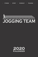Jogging Team Kalender 2020: Jahreskalender f�r Jogger und Ausdauersportler die gern Laufen oder Joggen gehen 1710028599 Book Cover