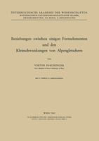 Beziehungen Zwischen Einigen Formelementen Und Den Kleinschwankungen Von Alpengletschern 3211862919 Book Cover