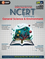 Gkp Upsc Ncert 2025: Class 6 to 12 - General Science & Environment for Civil Services & State PSC Exams 9356818886 Book Cover