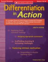 Differentiation in Action: A Complete Resource With Research-Supported Strategies to Help You Plan and Organize Differentiated Instruction and Achieve ... Learners (Scholastic Teaching Strategies) 0439650917 Book Cover