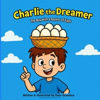Charlie the Dreamer. The Boy with a Basket of Eggs: A Funny Moral Story for Kids (Dear Grandma’s Stories) B0FJLK3DH3 Book Cover