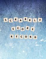 Scrabble Score Record: Scrabble Game Record Book, Scrabble Score Keeper, Intended for two player games, Illustration of a game board, Size 8.5 x 11 Inch, 100 Pages 1717061923 Book Cover