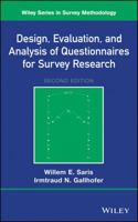 Design, Evaluation, and Analysis of Questionnaires for Survey Research 1118634616 Book Cover