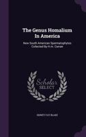 The Genus Homalium in America: New South American Spermatophytes Collected by H.M. Curran 1277280282 Book Cover