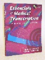 Essentials of Medical Transcription: A Modular Approach (Book with CD-ROM) 072168694X Book Cover